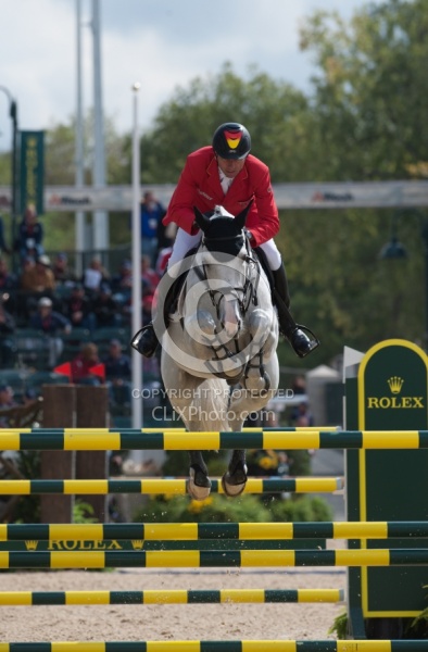 Carsten Otto-Nagel and Corradina Alltech WEG Show Jumping 2010