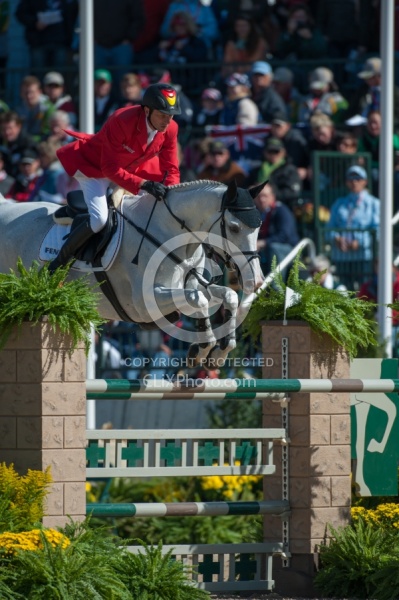 Carsten Otto-Nagel and Corradina Alltech WEG Show Jumping 2010