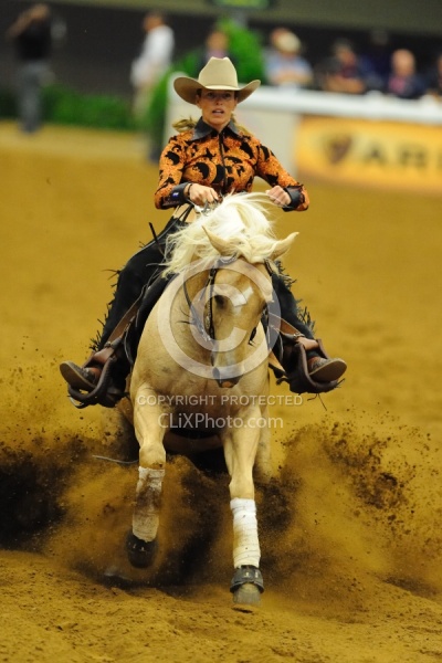 Anky Van Grunsven and Whizashiningwalla BB Weg 2010 Reining
