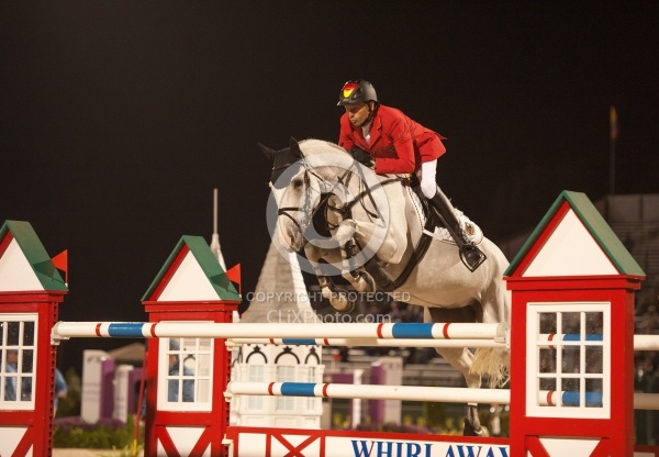 Carsten Otto-Nagel and Corradina Alltech WEG Show Jumping 2010