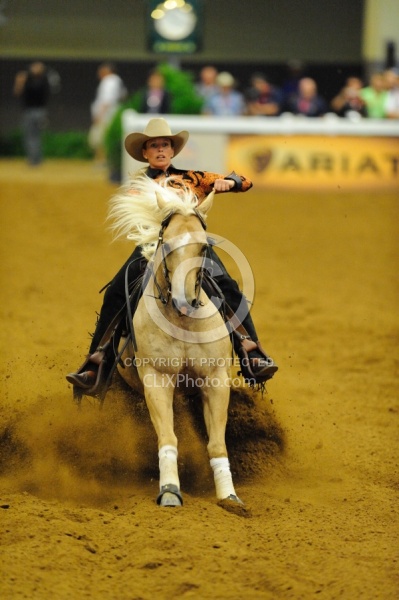 Anky Van Grunsven and Whizashiningwalla BB Weg 2010 Reining