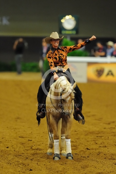 Anky Van Grunsven and Whizashiningwalla BB Weg 2010 Reining