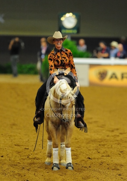 Anky Van Grunsven and Whizashiningwalla BB Weg 2010 Reining