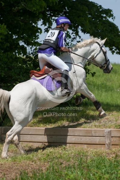 Riding a Bank on Cross Country