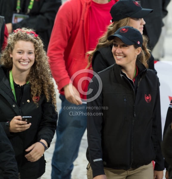 Canadians at Opening Ceremonies WEG 2014 Normandy