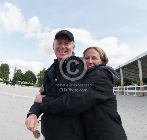 Canadian Team Vet Geoff Vernon and David Marcus s Groom Alison M