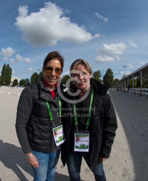 Christilot Boylen with Vicki Winter WEG 2014 Normandy