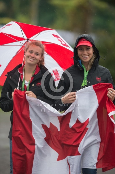 Kelsey and Megan Lane WEG 2014 Normandy, France
