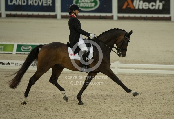 Karen Pavicic and Don Dacquiri Team Grand Prix WEG 2014 Normandy