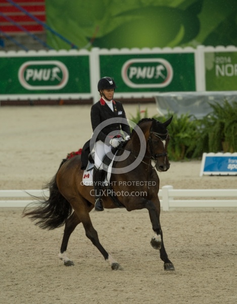 Karen Pavicic and Don Dacquiri Team Grand Prix WEG 2014 Normandy