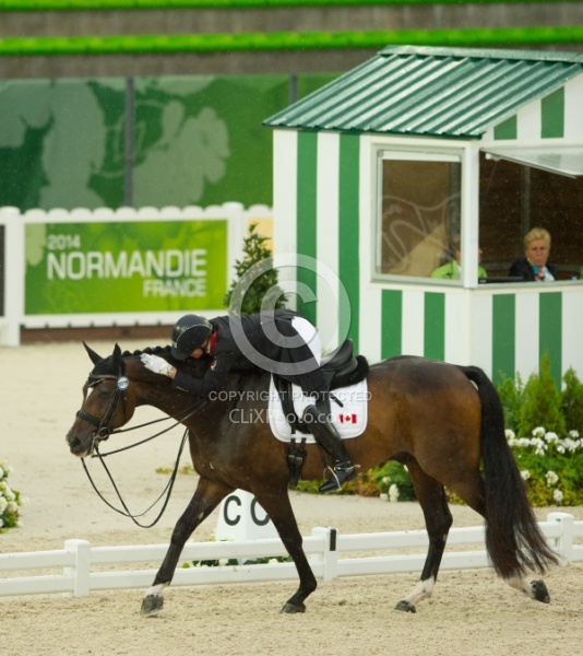 Karen Pavicic and Don Dacquiri Team Grand Prix WEG 2014 Normandy