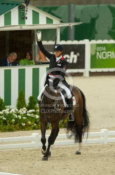 Karen Pavicic and Don Dacquiri Team Grand Prix WEG 2014 Normandy