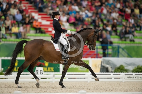Belinda Trussell and Anton Team Grand Prix WEG 2014 Normandy, Fr