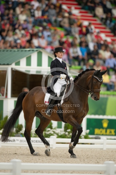 Belinda Trussell and Anton Team Grand Prix WEG 2014 Normandy, Fr