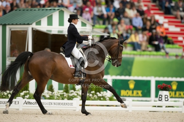 Belinda Trussell and Anton Team Grand Prix WEG 2014 Normandy, Fr