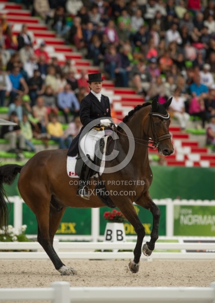 Belinda Trussell and Anton Team Grand Prix WEG 2014 Normandy, Fr