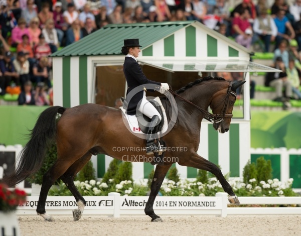 Belinda Trussell and Anton Team Grand Prix WEG 2014 Normandy, Fr
