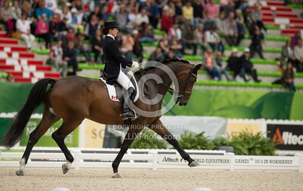 Belinda Trussell and Anton Team Grand Prix WEG 2014 Normandy, Fr
