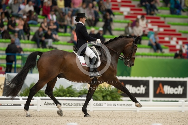 Belinda Trussell and Anton Team Grand Prix WEG 2014 Normandy, Fr