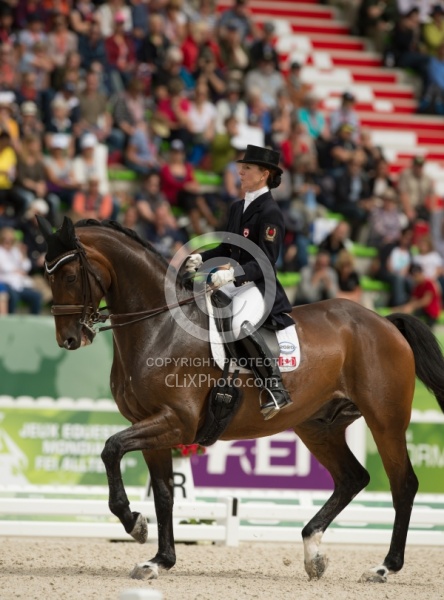 Belinda Trussell and Anton Team Grand Prix WEG 2014 Normandy, Fr