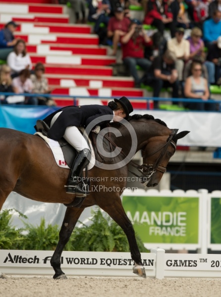 Belinda Trussell and Anton Team Grand Prix WEG 2014 Normandy, Fr