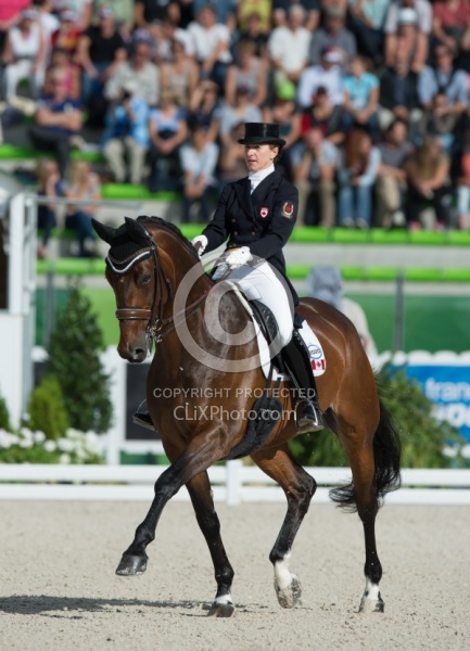Belinda Trussell and Anton Grand Prix Special WEG 2014 Normandy,
