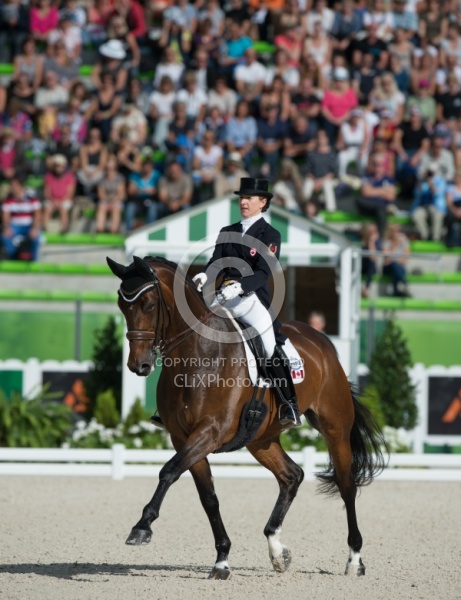 Belinda Trussell and Anton Grand Prix Special WEG 2014 Normandy,