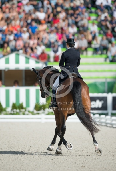 Belinda Trussell and Anton Grand Prix Special WEG 2014 Normandy,