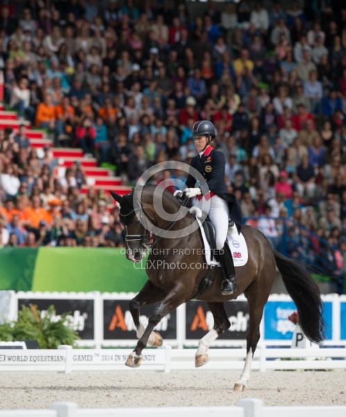 Charlotte Dujardin and Valegro Grand Prix Freestyle WEG 2014 Nor