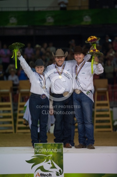 Reining Individual Awards Mandy McCutcheon B,Andrea Fappani S