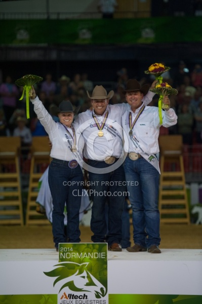 Reining Individual Awards Mandy McCutcheon B,Andrea Fappani S