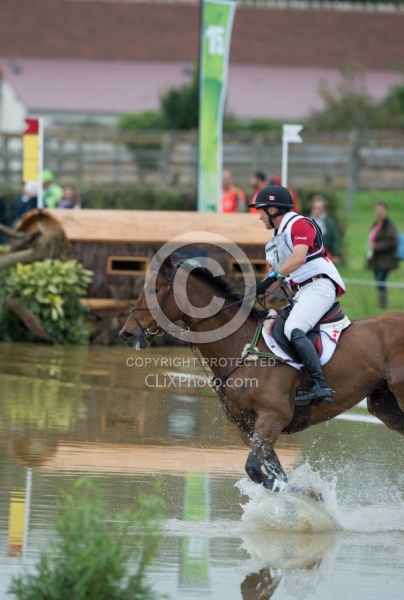 Peter Barry CAN and Kilrodan Abbott on course at WEG 2014 Norm