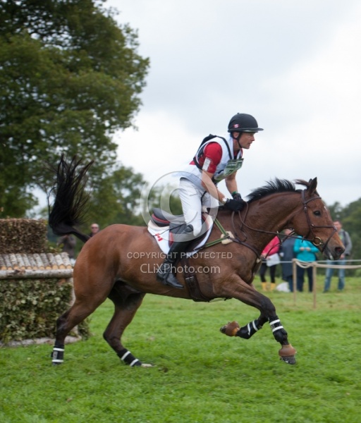 Peter Barry and Kilrodan CAN on Course at WEG 2014 Normandy, F