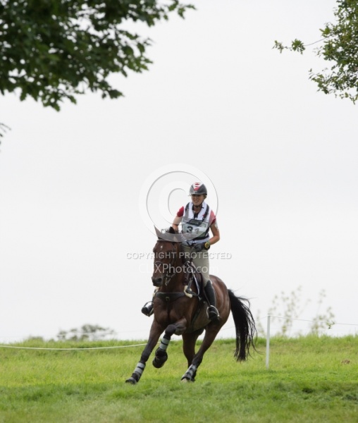 Jessica Phoenix and Pavarotti on Course at WEG 2014 Normandy, Fr