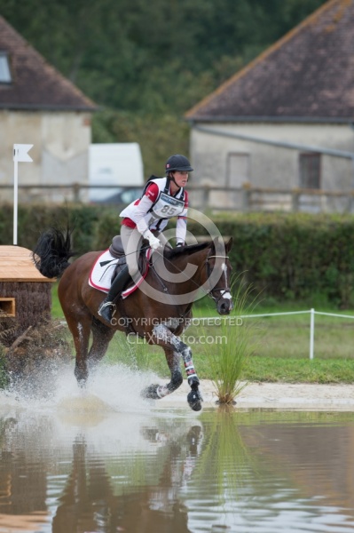 Selena O Hanlon and Foxwood High on course at WEG 2014 Normandy,