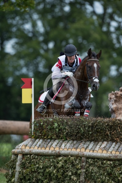 Selena O Hanlon and Foxwood High on course at WEG 2014 Normandy,