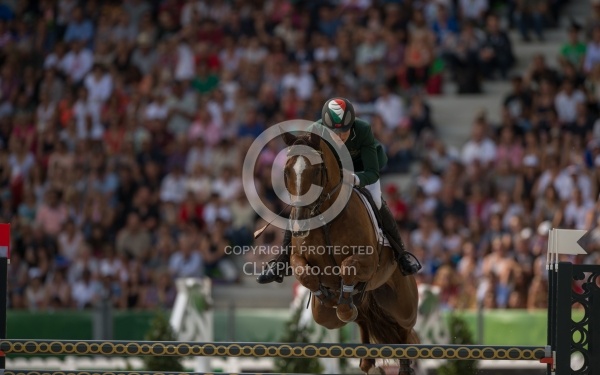Aoife Clark IRL and Fenyas Elegance Eventing Show Jumping WEG 2