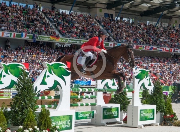 Selena O Hanlon and Foxwood High EV SJ WEG 2014 Normandy, France