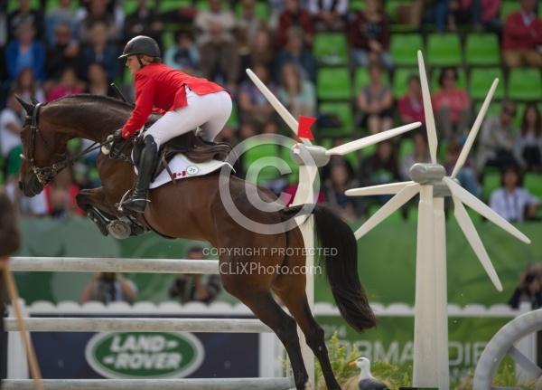 Jessica Phoenix and Pavarotti WEG 2014 Normandy, France