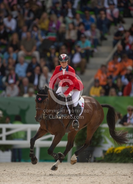 Jessica Phoenix and Pavarotti WEG 2014 Normandy, France