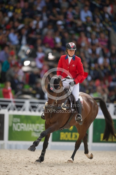 Jessica Phoenix and Pavarotti WEG 2014 Normandy, France
