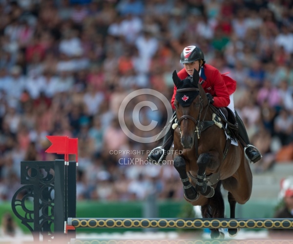 Jessica Phoenix and Pavarotti WEG 2014 Normandy, France