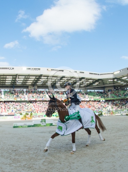 Sandra Auffarth and Opgun Louvo Victory Gallop WEG 2014 Normandy