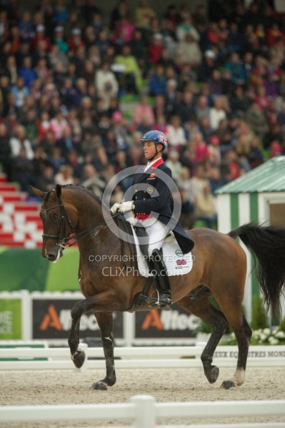 Carl Hester and Nip Tuck Grand Prix WEG 2014 Normandy, France