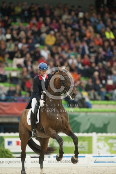 Carl Hester and Nip Tuck Grand Prix WEG 2014 Normandy, France