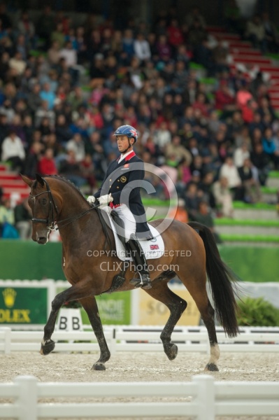 Carl Hester and Nip Tuck Grand Prix WEG 2014 Normandy, France