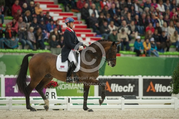 Carl Hester and Nip Tuck Grand Prix WEG 2014 Normandy, France