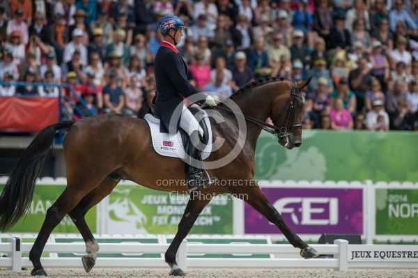 Carl Hester and Nip Tuck Freestyle Grand Prix WEG 2014 Normandy,