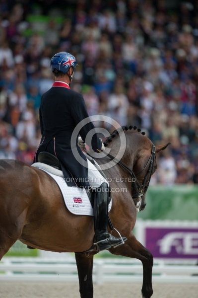 Carl Hester and Nip Tuck Freestyle Grand Prix WEG 2014 Normandy,