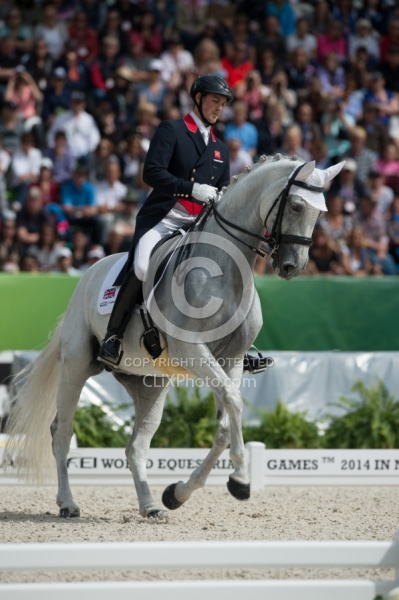 Michael Eilberg and Half Moon Delphi Grand Prix Freestyle WEG 20